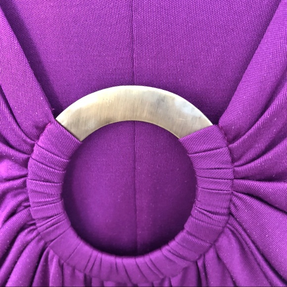 Mara Hoffman Purple Magenta O-Ring Dress Small - Picture 3 of 4